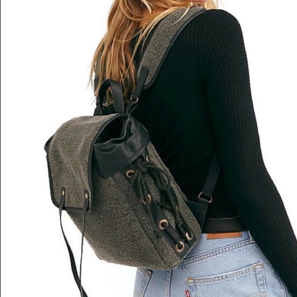 Free People Handbags - Free People Laced Up Mini Backpack
